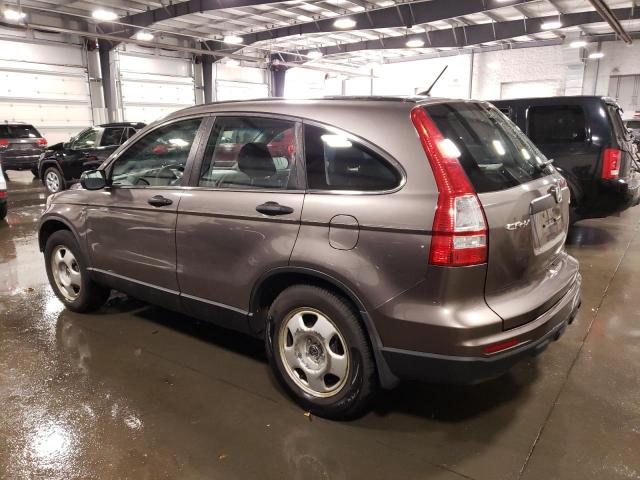 5J6RE4H32BL090102 - 2011 HONDA CR-V LX GRAY photo 2