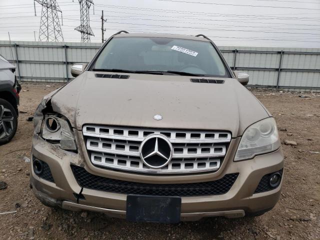 4JGBB8GB3AA581400 - 2010 MERCEDES-BENZ ML 350 4MATIC BEIGE photo 5