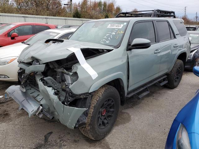 JTELU5JR7M5877813 - 2021 TOYOTA 4RUNNER VENTURE GRAY photo 1