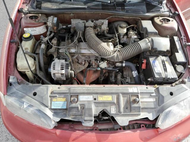 1G1JC1248T7226308 - 1996 CHEVROLET CAVALIER RED photo 11