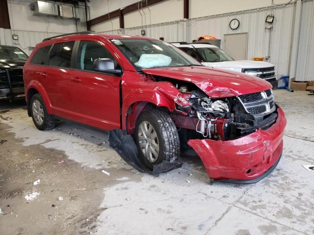 3C4PDCAB1JT509118 - 2018 DODGE JOURNEY SE RED photo 4