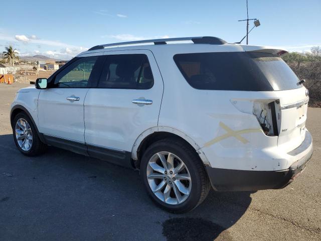 1FM5K7D89FGC50955 - 2015 FORD EXPLORER XLT WHITE photo 2