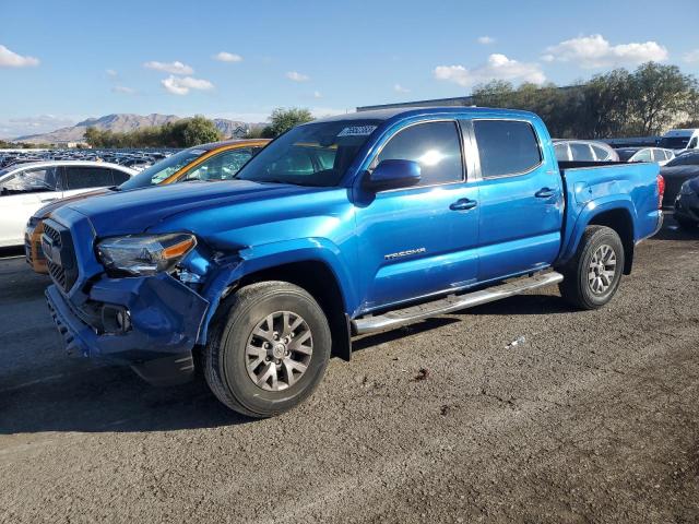 3TMAZ5CN0HM047150 - 2017 TOYOTA TACOMA DOUBLE CAB BLUE photo 1