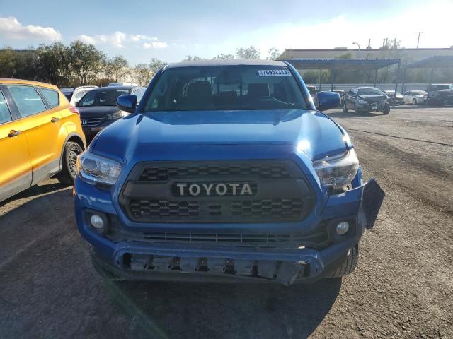 3TMAZ5CN0HM047150 - 2017 TOYOTA TACOMA DOUBLE CAB BLUE photo 5