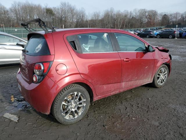 1G1JD6SH9C4173715 - 2012 CHEVROLET SONIC LT RED photo 3