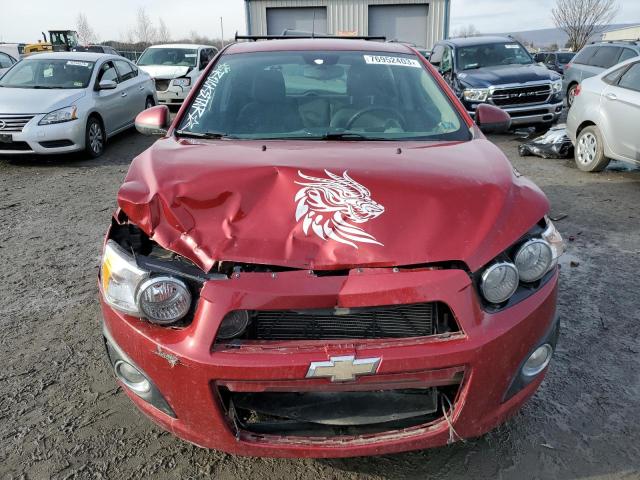 1G1JD6SH9C4173715 - 2012 CHEVROLET SONIC LT RED photo 5