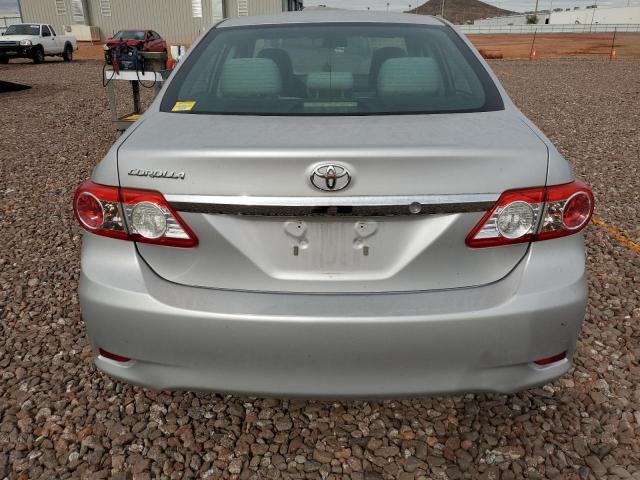 2T1BU4EE0DC960732 - 2013 TOYOTA COROLLA BASE SILVER photo 6