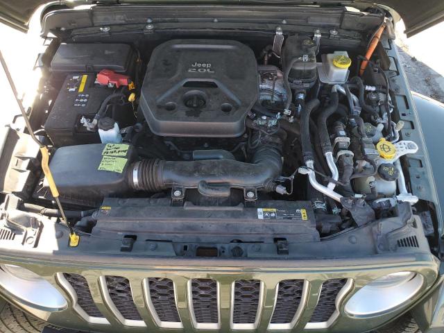 1C4JJXP66MW682616 - 2021 JEEP WRANGLER U SAHARA 4XE GREEN photo 12