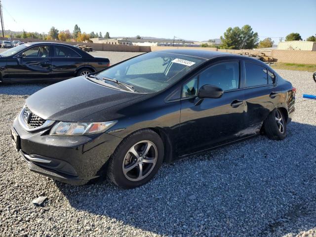 19XFB2F71FE249038 - 2015 HONDA CIVIC SE BLACK photo 1