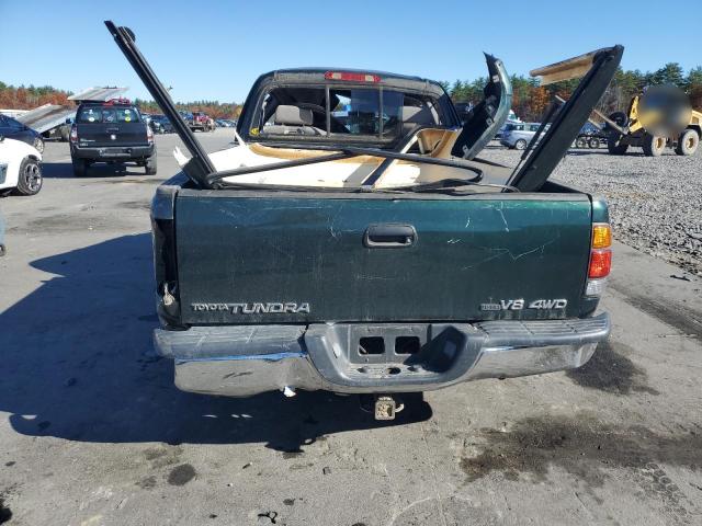 5TBBT44113S408883 - 2003 TOYOTA TUNDRA ACCESS CAB SR5 GREEN photo 6