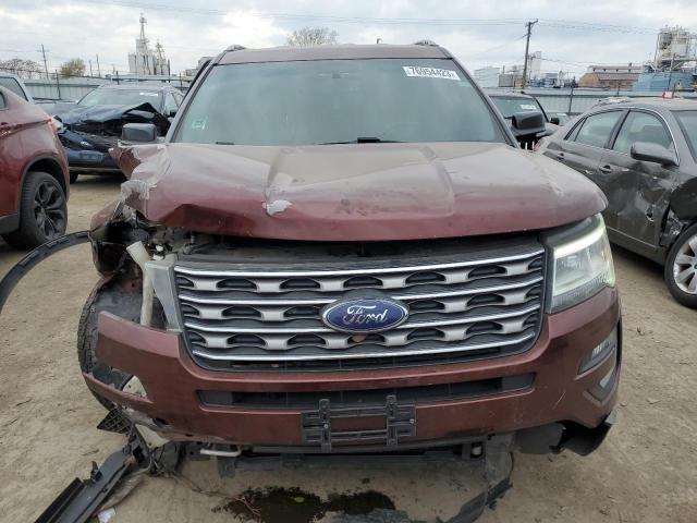 1FM5K8D8XGGC70834 - 2016 FORD EXPLORER XLT BROWN photo 5