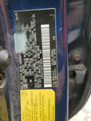 JTEEP21A650128296 - 2005 TOYOTA HIGHLANDER LIMITED BLUE photo 13