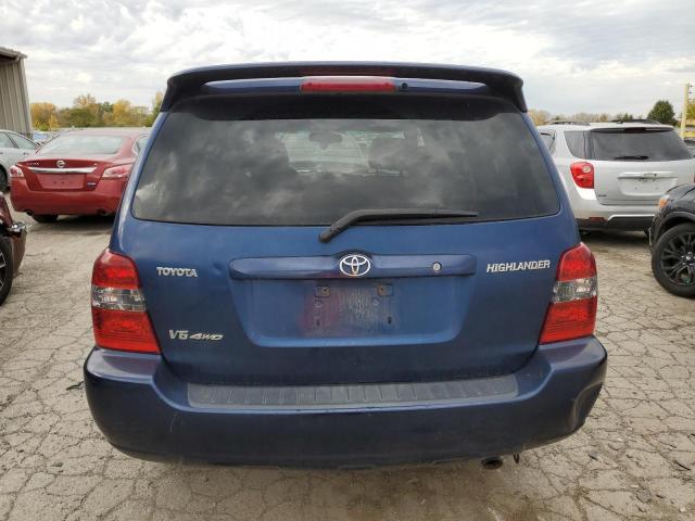 JTEEP21A650128296 - 2005 TOYOTA HIGHLANDER LIMITED BLUE photo 6