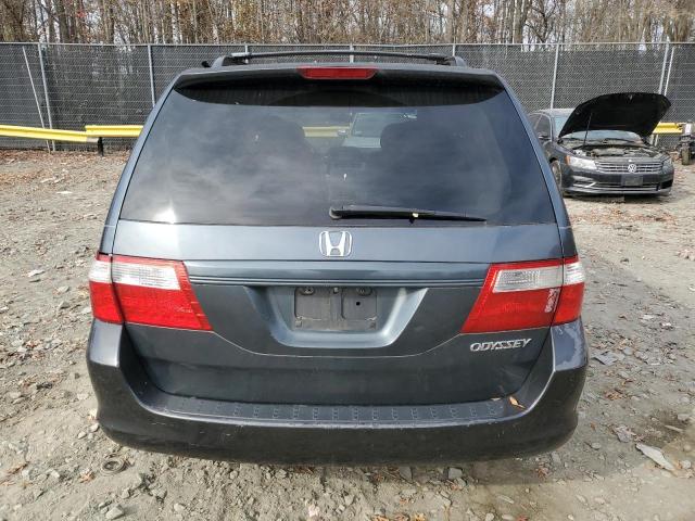 5FNRL38445B019487 - 2005 HONDA ODYSSEY EX GRAY photo 6