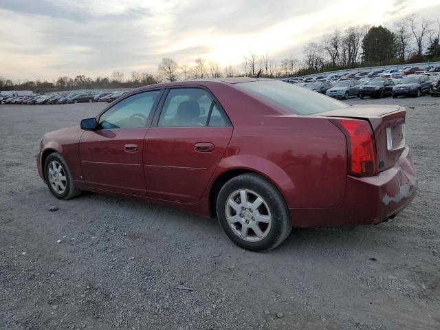 1G6DM57T370139359 - 2007 CADILLAC CTS BURGUNDY photo 2