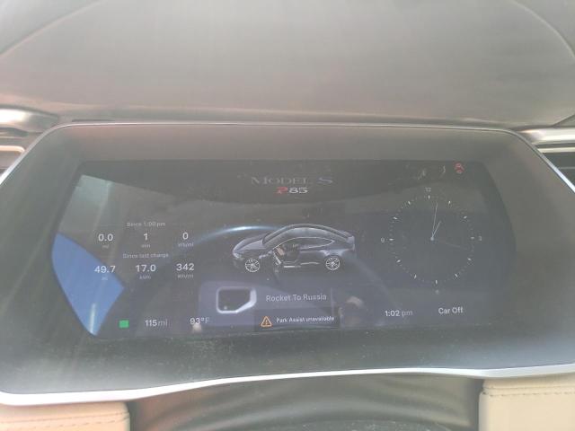 5YJSA1H13EFP54916 - 2014 TESLA MODEL S Grafit foto 9