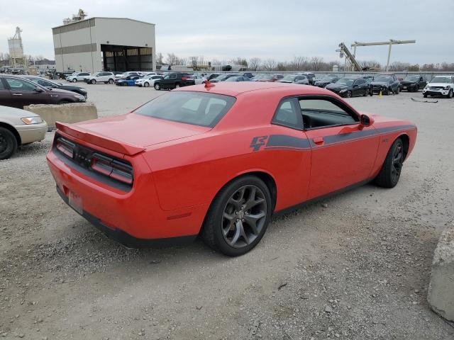 2C3CDZBT5FH703390 - 2015 DODGE CHALLENGER SXT PLUS RED photo 3