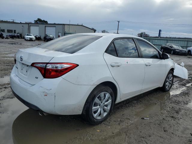 5YFBURHE6FP326630 - 2015 TOYOTA COROLLA L WHITE photo 3