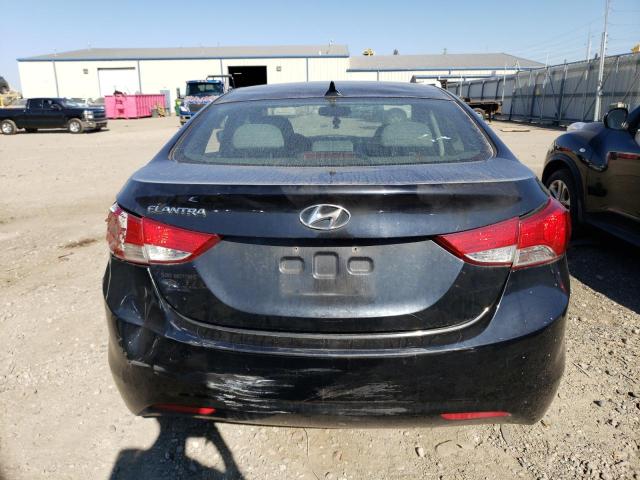 5NPDH4AE3DH167179 - 2013 HYUNDAI ELANTRA GLS BLACK photo 6