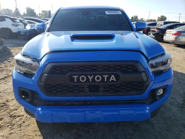 5TFAZ5CN1LX094576 - 2020 TOYOTA TACOMA DOUBLE CAB BLUE photo 5