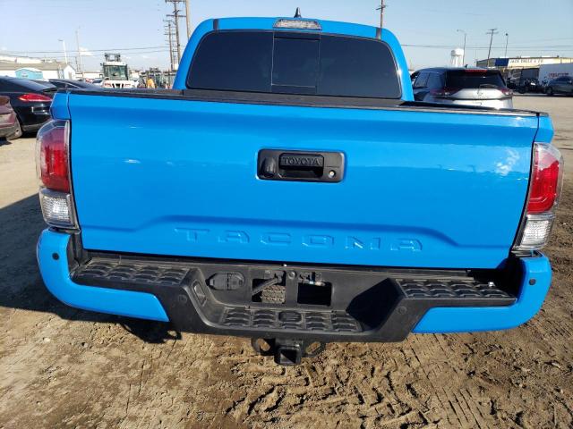 5TFAZ5CN1LX094576 - 2020 TOYOTA TACOMA DOUBLE CAB BLUE photo 6