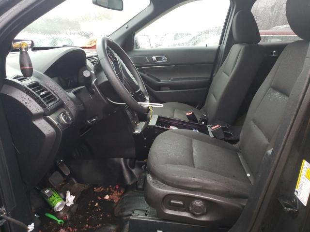 1FM5K8ARXJGB68129 - 2018 FORD EXPLORER POLICE INTERCEPTOR BLACK photo 7