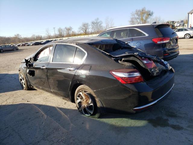 1HGCR2F39HA299835 - 2017 HONDA ACCORD LX BLACK photo 2