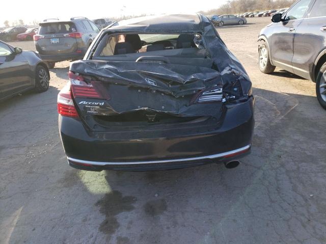 1HGCR2F39HA299835 - 2017 HONDA ACCORD LX BLACK photo 6