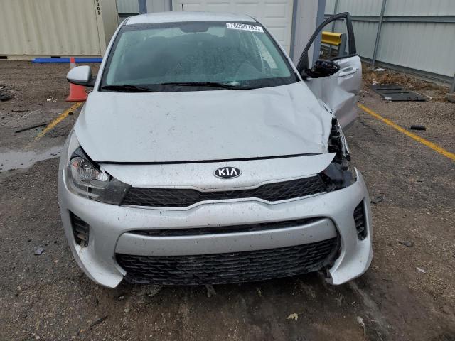 3KPA24AD6LE344127 - 2020 KIA RIO LX SILVER photo 5