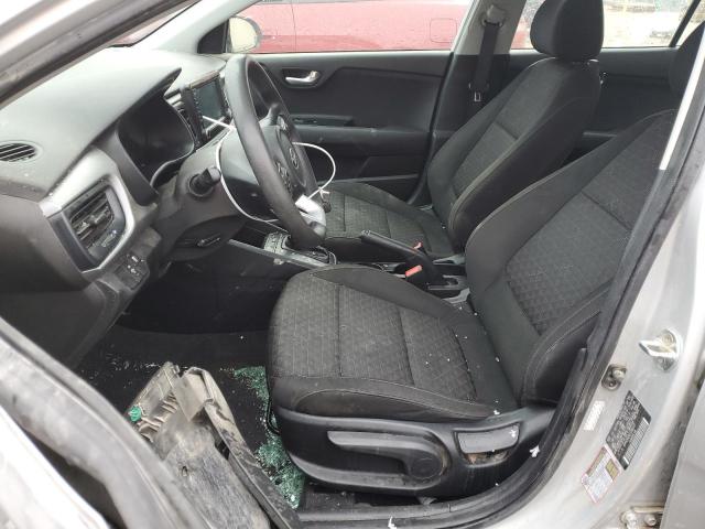 3KPA24AD6LE344127 - 2020 KIA RIO LX SILVER photo 7