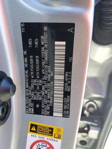 5TDKKRFH3GS121536 - 2016 TOYOTA HIGHLANDER XLE SILVER photo 13
