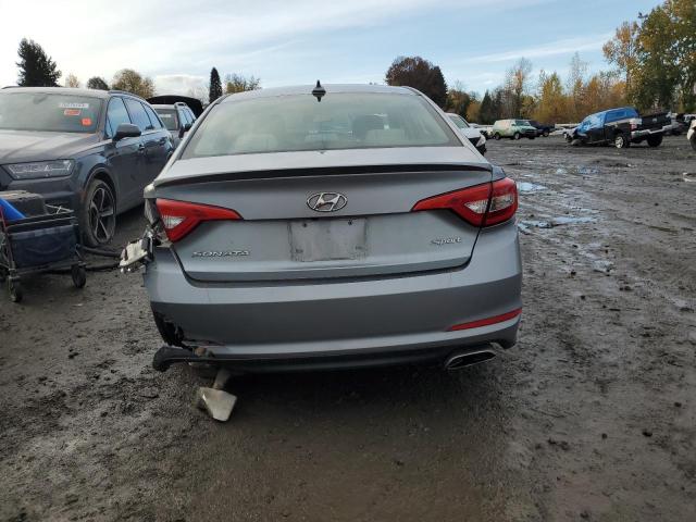 5NPE34AF1GH268124 - 2016 HYUNDAI SONATA SPORT SILVER photo 6