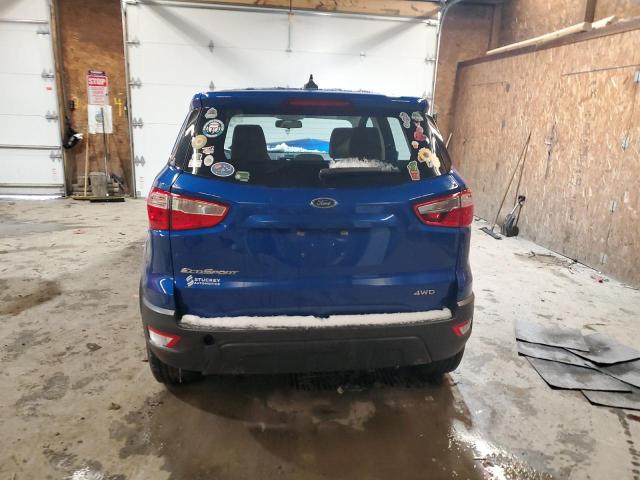 MAJ6S3FL7LC319850 - 2020 FORD ECOSPORT S BLUE photo 6