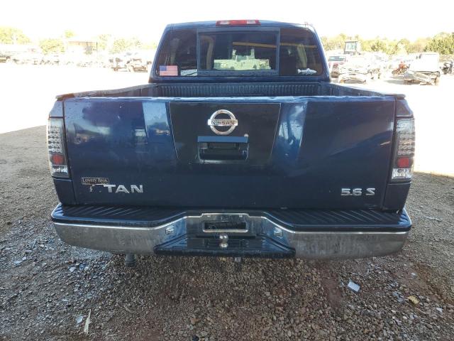 1N6BA07A56N559508 - 2006 NISSAN TITAN XE BLUE photo 6