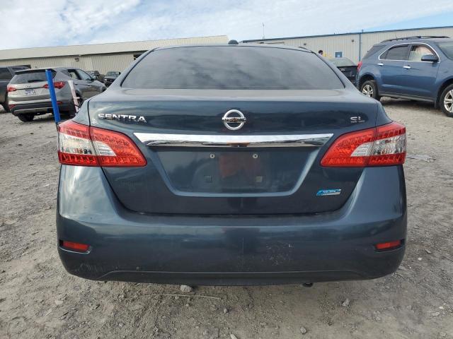 3N1AB7APXDL711638 - 2013 NISSAN SENTRA S BLUE photo 6