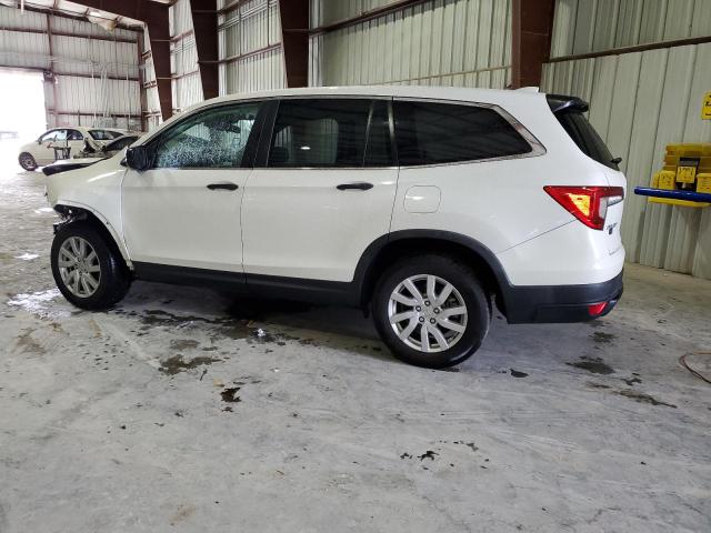 5FNYF5H17KB040057 - 2019 HONDA PILOT LX WHITE photo 2