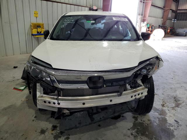 5FNYF5H17KB040057 - 2019 HONDA PILOT LX WHITE photo 5