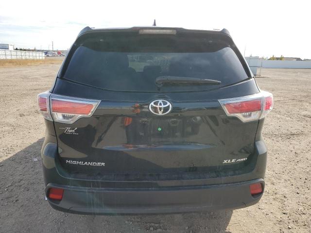 5TDJKRFH1GS236860 - 2016 TOYOTA HIGHLANDER XLE BLACK photo 6