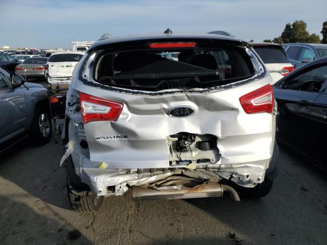 KNDPB3A28C7322987 - 2012 KIA SPORTAGE BASE SILVER photo 6