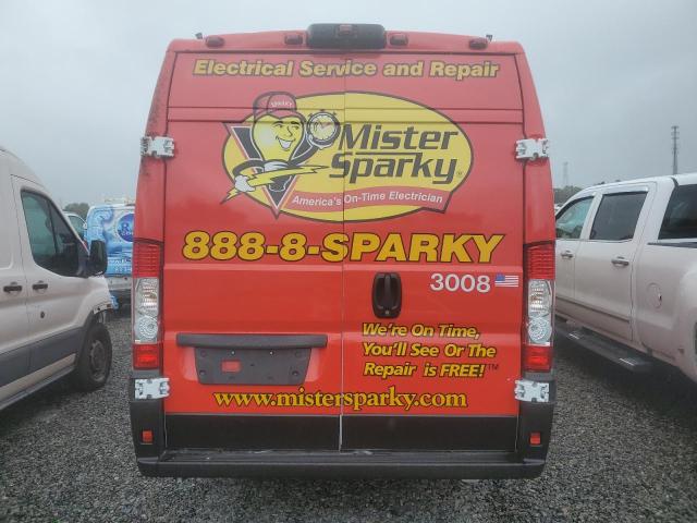 3C6MRVJGXNE137761 - 2022 RAM PROMASTER 3500 HIGH წითელი ფოტო 6