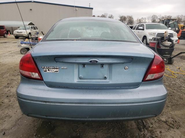 1FAFP53U56A228456 - 2006 FORD TAURUS SE BLUE photo 6