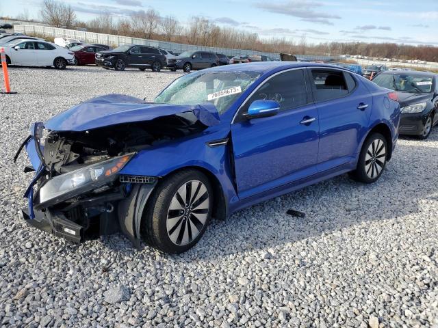 5XXGR4A62DG189477 - 2013 KIA OPTIMA SX BLUE photo 1