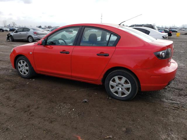 JM1BK32F881809290 - 2008 MAZDA 3 I RED photo 2