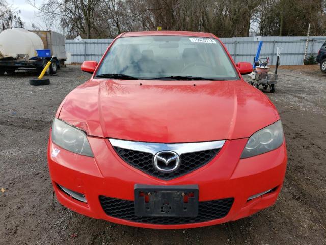 JM1BK32F881809290 - 2008 MAZDA 3 I RED photo 5