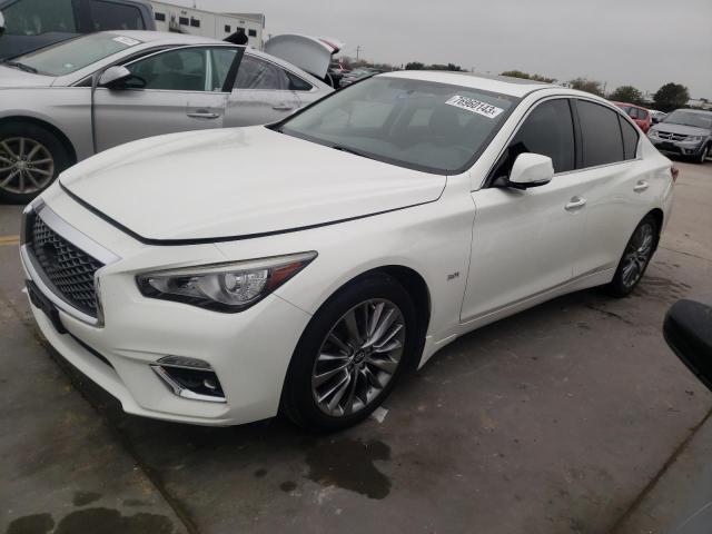 JN1EV7AP3KM510563 - 2019 INFINITI Q50 LUXE WHITE photo 1