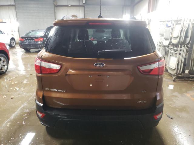 MAJ6S3GL5LC315309 - 2020 FORD ECOSPORT SE Թուխ լուսանկար 6
