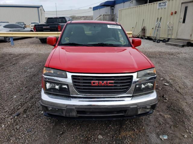 1GTD5MFE4C8104199 - 2012 GMC CANYON SLE RED photo 5