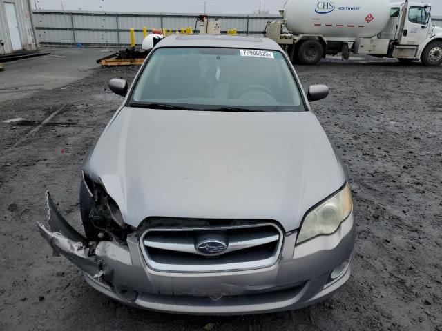 4S3BL626687220329 - 2008 SUBARU LEGACY 2.5I LIMITED SILVER photo 5