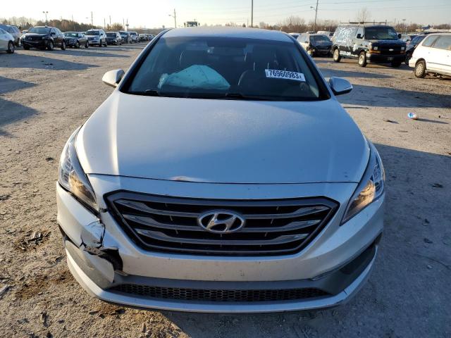 5NPE34AF3FH150218 - 2015 HYUNDAI SONATA SPORT SILVER photo 5