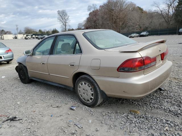 1HGCG56472A014881 - 2002 HONDA ACCORD LX BEIGE photo 2